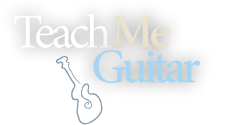 teach me guitar by ashley hards logo